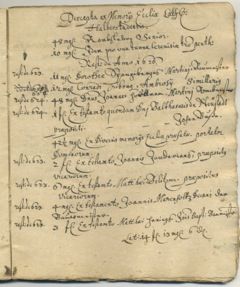 Excerpts Registers 1780 81