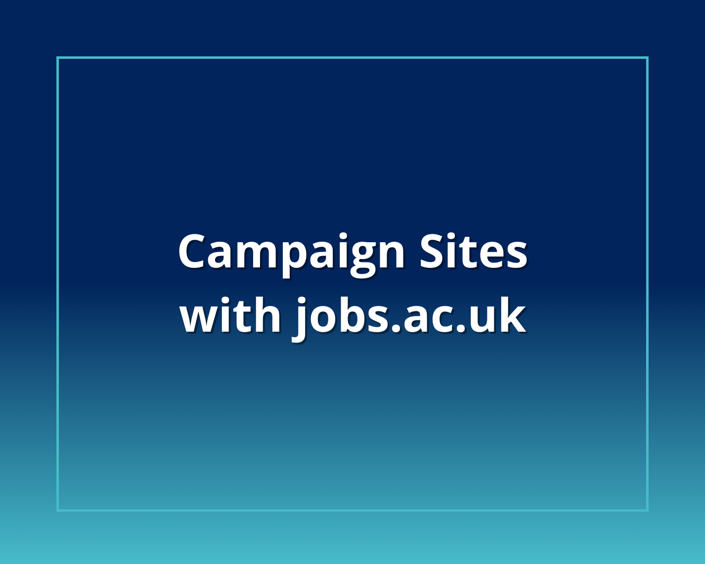 Campaign Site jobs.ac.uk