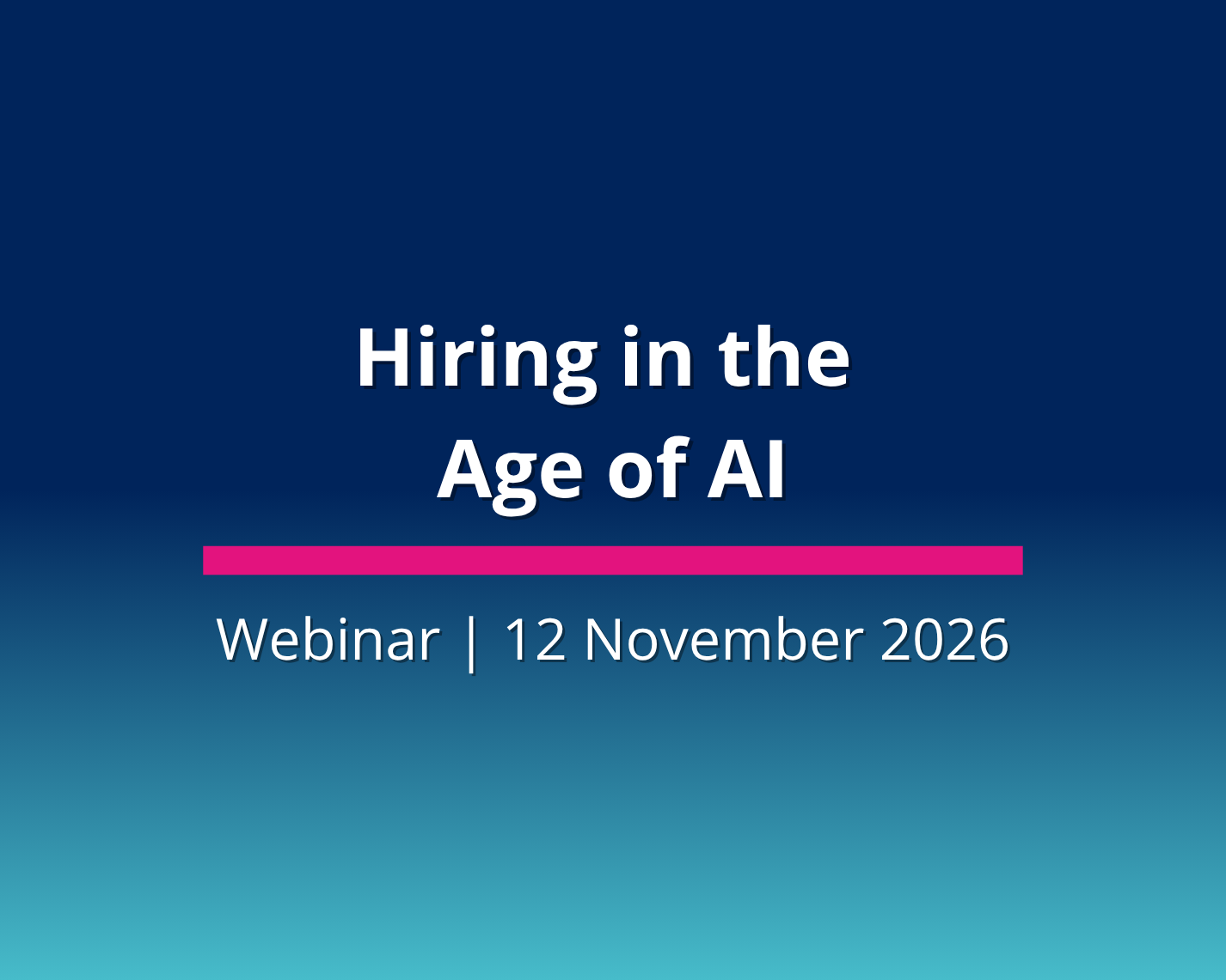 Hiring in the age of AI
