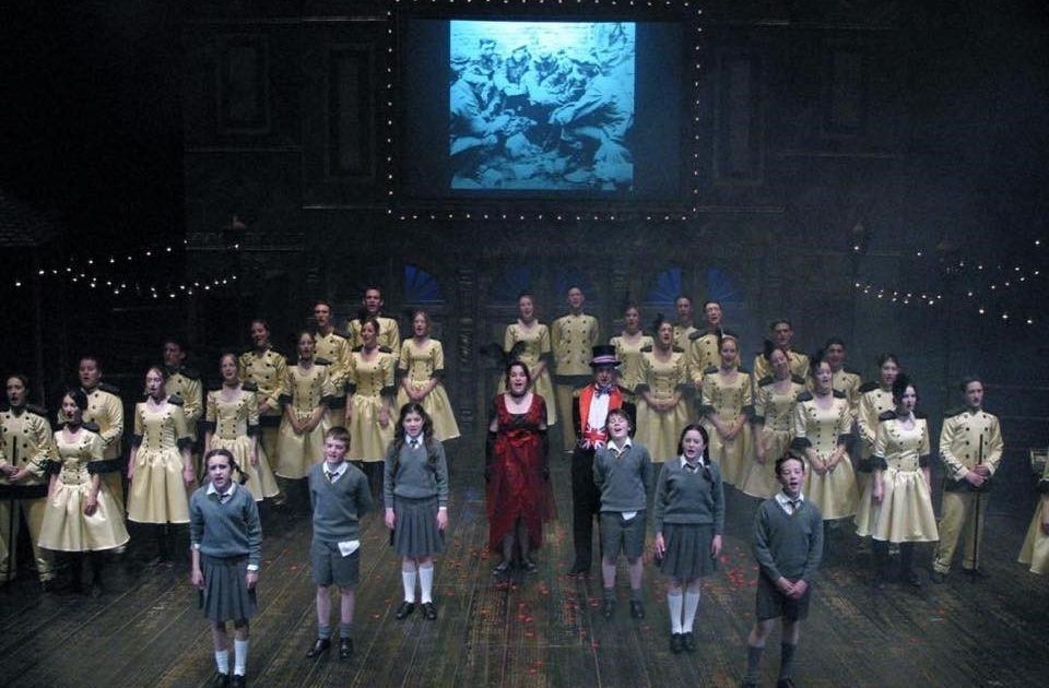 Cast of Oh What a Lovely War at the Northcott Theatre Exeter in 2003