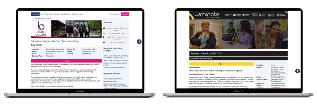 Your FE Recruitment Campaign – jobs.ac.uk
